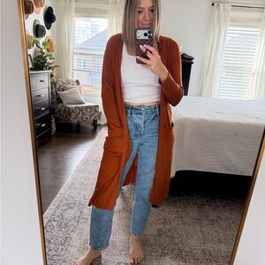 A New Day Rust Cardigan